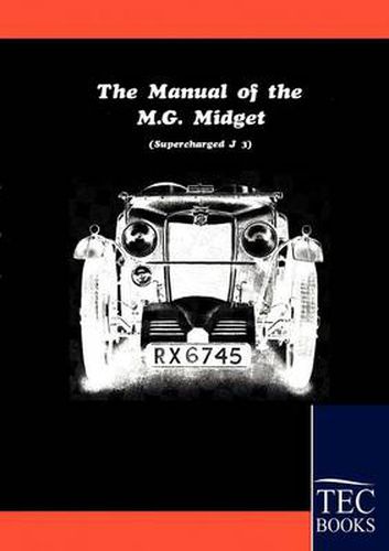 Cover image for Manual for the MG Midget Supercharged