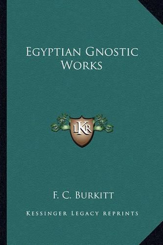 Cover image for Egyptian Gnostic Works