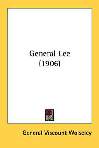 Cover image for General Lee (1906)