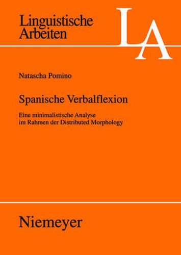 Cover image for Spanische Verbalflexion