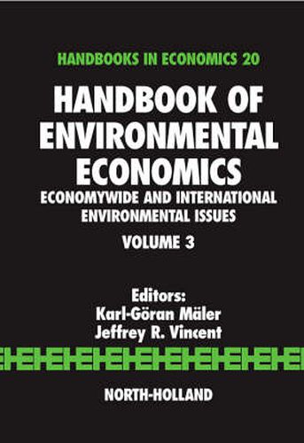 Cover image for Handbook of Environmental Economics: Economywide and International Environmental Issues