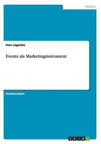 Cover image for Events als Marketinginstrument