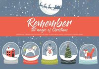 Cover image for Remember The Magic Of Christmas: Concertina style keepsake & letters holder