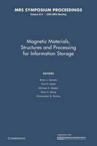 Cover image for Magnetic Materials, Structures and Processing for Information Storage: Volume 614