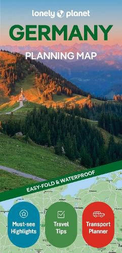 Cover image for Lonely Planet Germany Planning Map