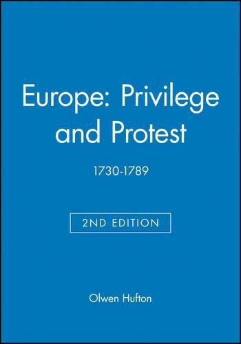 Cover image for Europe: Privilege and Protest, 1730-1789