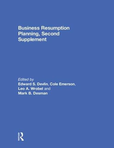 Cover image for Business Resumption Planning, Second Supplement