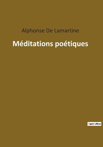 Cover image for Meditations poetiques