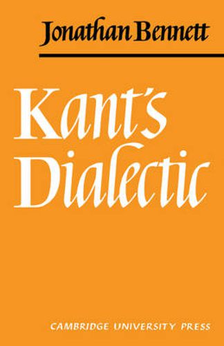 Cover image for Kants Dialectic