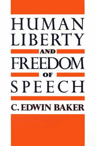 Cover image for Human Liberty and Freedom of Speech