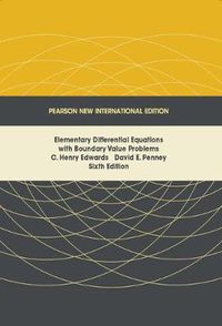 Cover image for Elementary Differential Equations with Boundary Value Problems: Pearson New International Edition