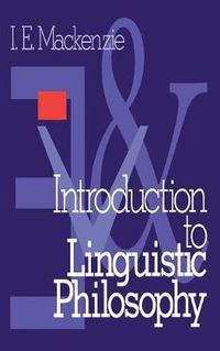 Cover image for Introduction to Linguistic Philosophy