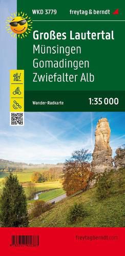 Large Lautertal, hiking and cycling map 1:35,000, freytag & berndt, WK D3779