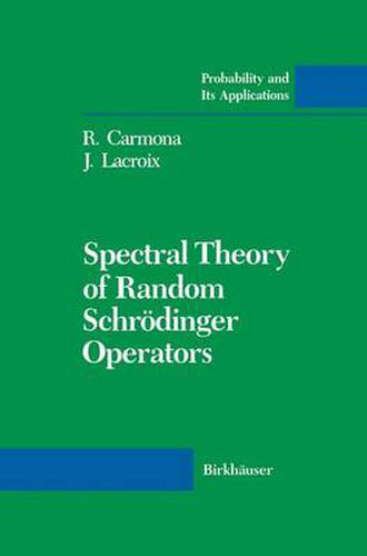 Cover image for Spectral Theory of Random Schroedinger Operators