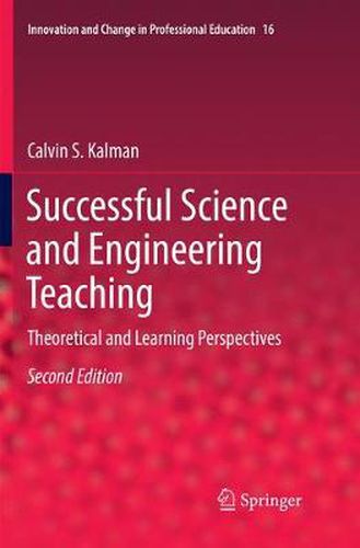 Cover image for Successful Science and Engineering Teaching: Theoretical and Learning Perspectives