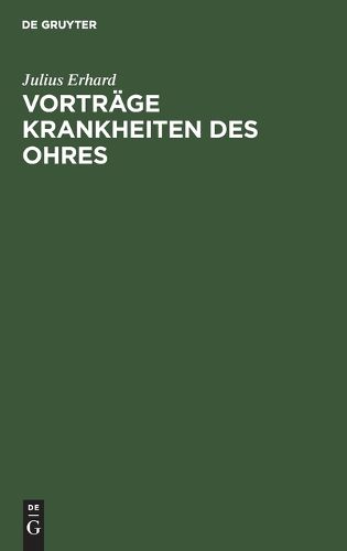 Cover image for Vortrage Krankheiten des Ohres