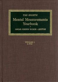 Cover image for The Eighth Mental Measurements Yearbook (2 Volumes): 2 Volumes