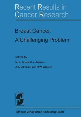 Cover image for Breast Cancer: A Challenging Problem