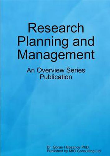 Cover image for Research Planning and Management