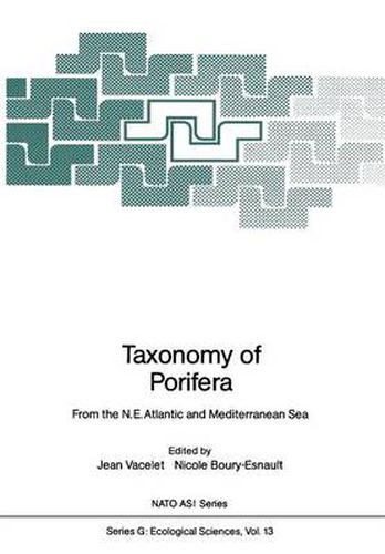 Cover image for Taxonomy of Porifera: From the N.E. Atlantic and Mediterranean Sea