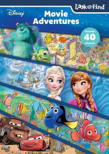 Cover image for Disney: Movie Adventures Look and Find