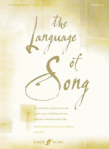 Cover image for The Language Of Song: Intermediate (Low Voice)