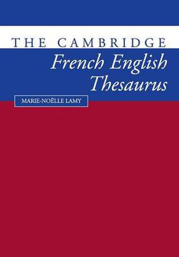 Cover image for The Cambridge French-English Thesaurus