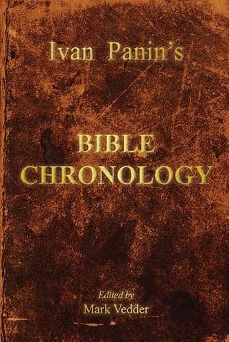 Cover image for Ivan Panin's Bible Chronology