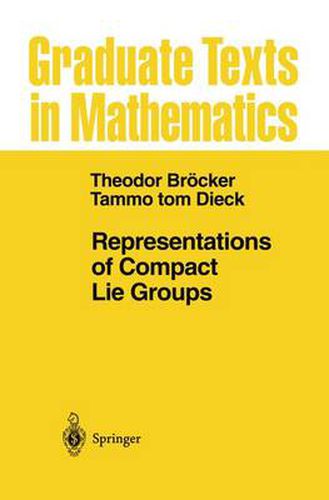 Cover image for Representations of Compact Lie Groups