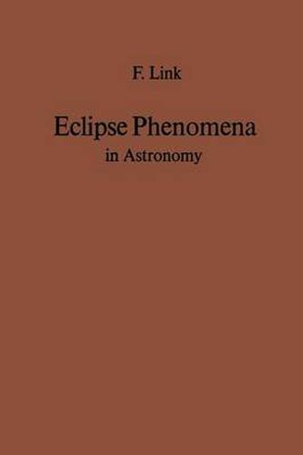 Cover image for Eclipse Phenomena in Astronomy