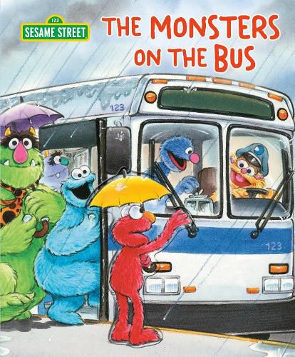 Cover image for The Monsters on the Bus (Sesame Street)