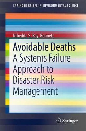 Cover image for Avoidable Deaths: A Systems Failure Approach to Disaster Risk Management