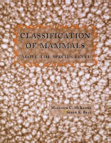 Classification of Mammals: Above the Species Level