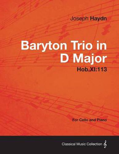 Cover image for Baryton Trio in D Major Hob.XI