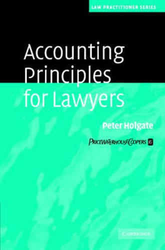 Cover image for Accounting Principles for Lawyers