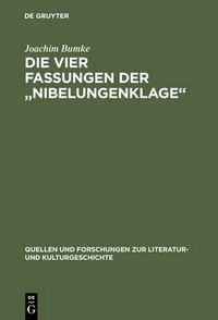 Cover image for Die vier Fassungen der  Nibelungenklage