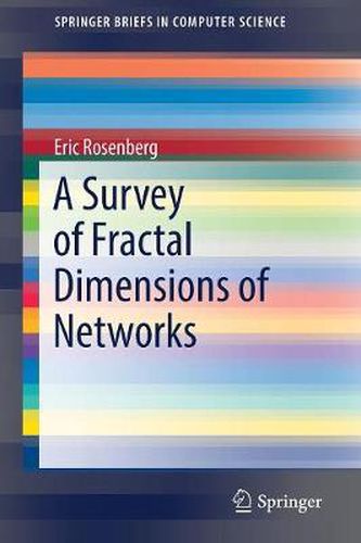 Cover image for A Survey of Fractal Dimensions of Networks