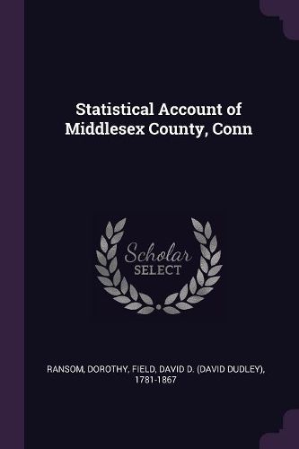 Cover image for Statistical Account of Middlesex County, Conn