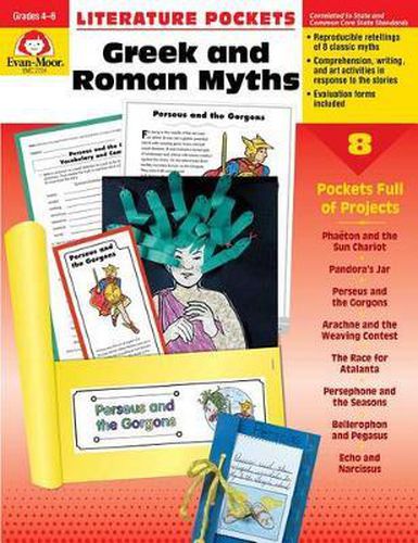 Cover image for Literature Pockets: Greek & Roman Myths, Grade 4 - 6 Teacher Resource
