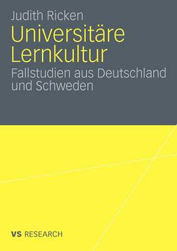 Cover image for Universitare Lernkultur: Fallstudien Aus Deutschland Und Schweden