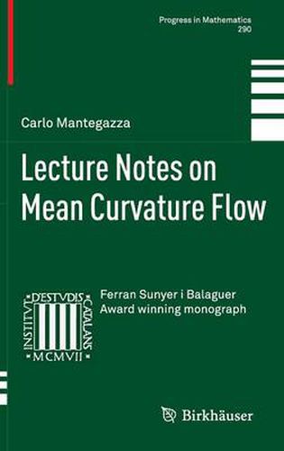 Cover image for Lecture Notes on Mean Curvature Flow