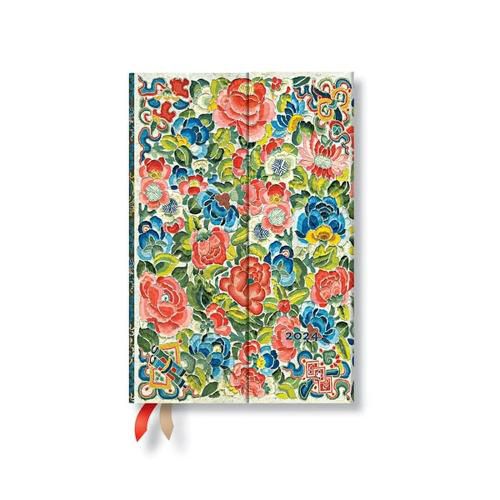 Pear Garden (Peking Opera Embroidery) Mini 12-month Day-at-a-Time Dayplanner 2024