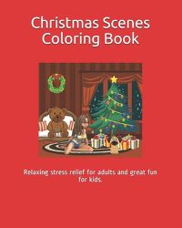 Cover image for Christmas Scenes Coloring Book