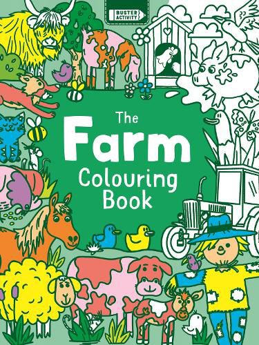 Cover image for The Farm Colouring Book