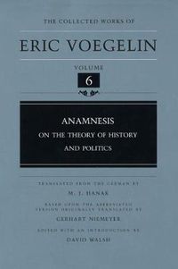 Cover image for Anamnesis (CW6): On the Theory of History and Politics