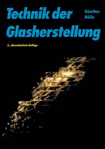 Cover image for Technik der Glasherstellung