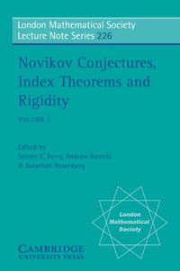 Cover image for Novikov Conjectures, Index Theorems, and Rigidity: Volume 1: Oberwolfach 1993