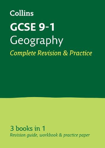 Cover image for GCSE 9-1 Geography All-in-One Complete Revision and Practice: Ideal for Home Learning, 2022 and 2023 Exams