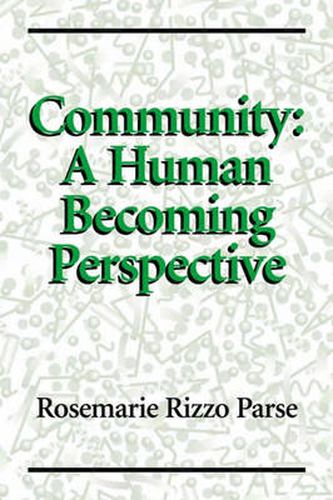 Cover image for Community: A Human Becoming Perspective