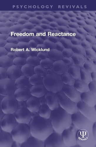 Cover image for Freedom and Reactance